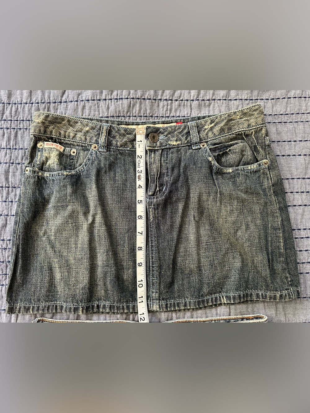 Guess Jeans Vintage mini denim skirt size 27 - Picture 3 of 5